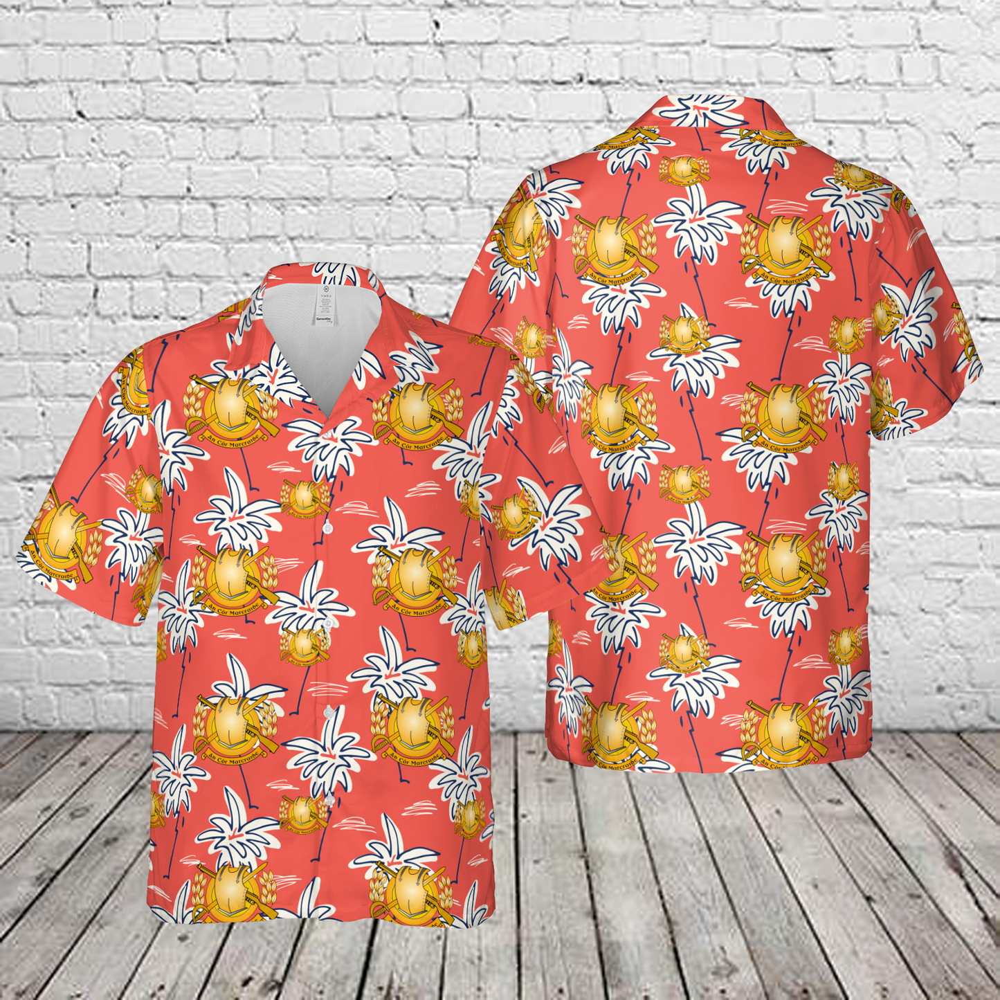 Irish Army Cavalry Corps (CAV) Hawaiian Shirt