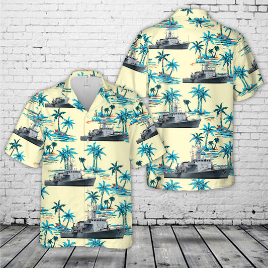 Irish Naval Service LÉ Ciara (P42) Hawaiian Shirt