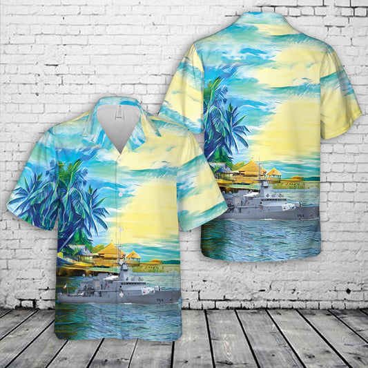 Irish Naval Service LÉ George Bernard Shaw (P64) Hawaiian Shirt