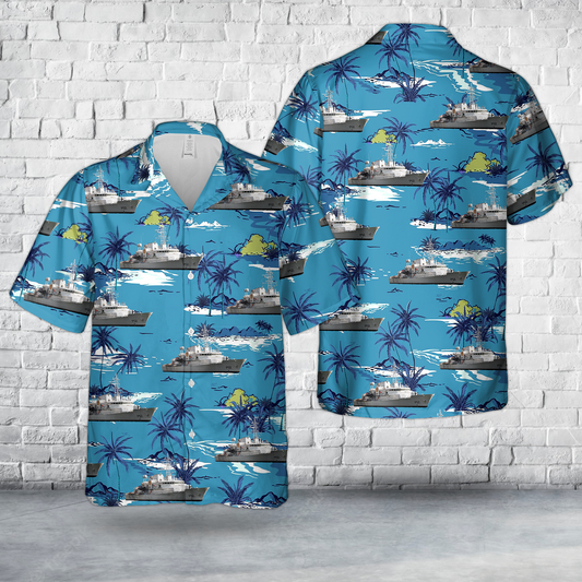 Irish Naval Service LÉ Niamh (P52) Hawaiian Shirt
