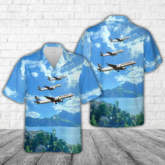 Iron Maiden "Ed Force One" (Boeing 757-200) Hawaiian Shirt
