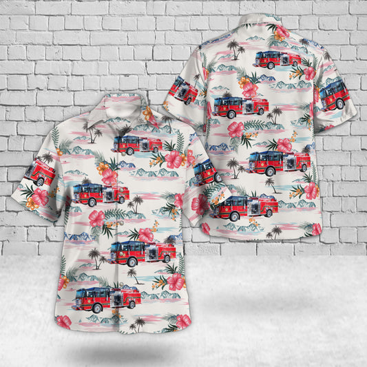 Ironwood, Michigan, Ironwood Public Safety Department Hawaiian Shirt