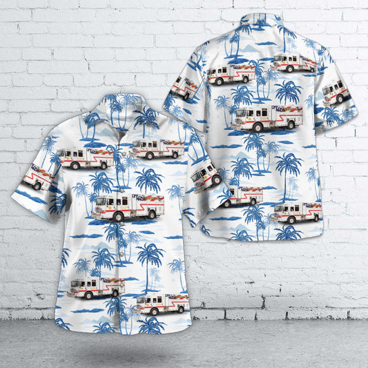 Iselin, New Jersey, Woodbridge Township Fire District No.11 Hawaiian Shirt
