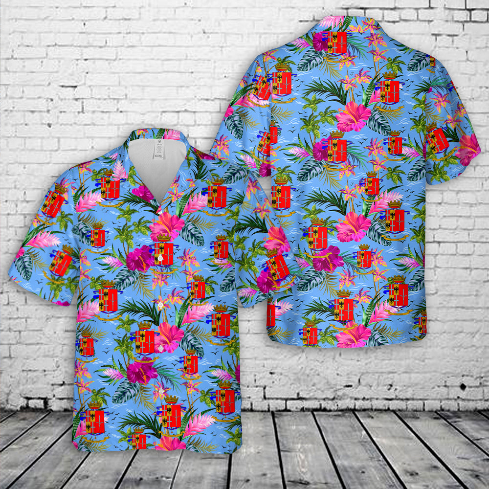 Italian Army. 1st Infantry Regiment "San Giusto" Hawaiian Shirt