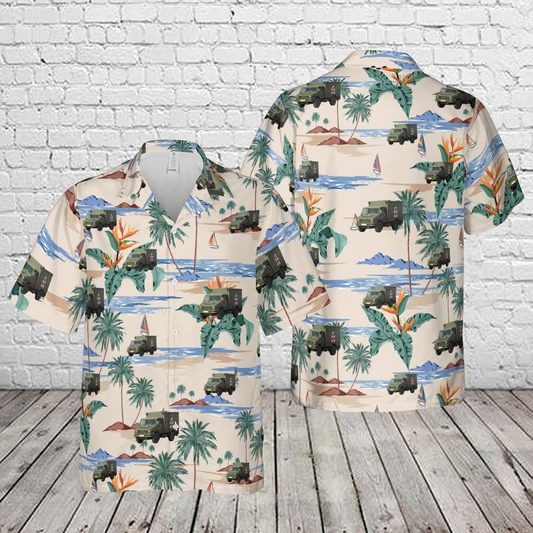 Italian Army Iveco VM 90 Ambulance Hawaiian Shirt