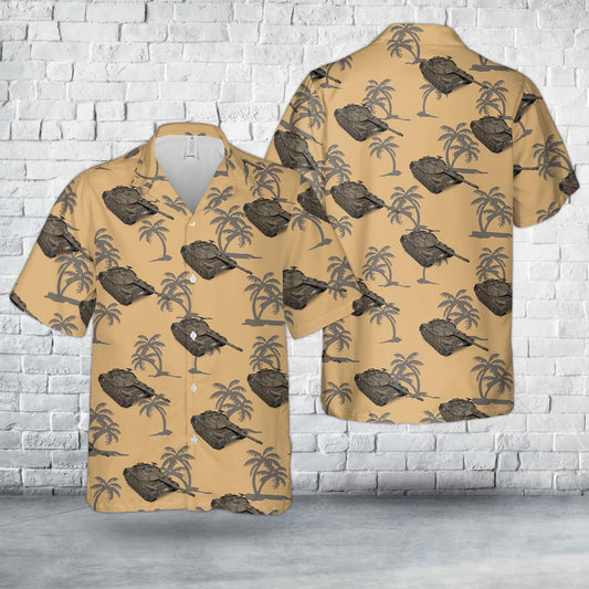 Italian Army Leopard 1A5 Hawaiian Shirt