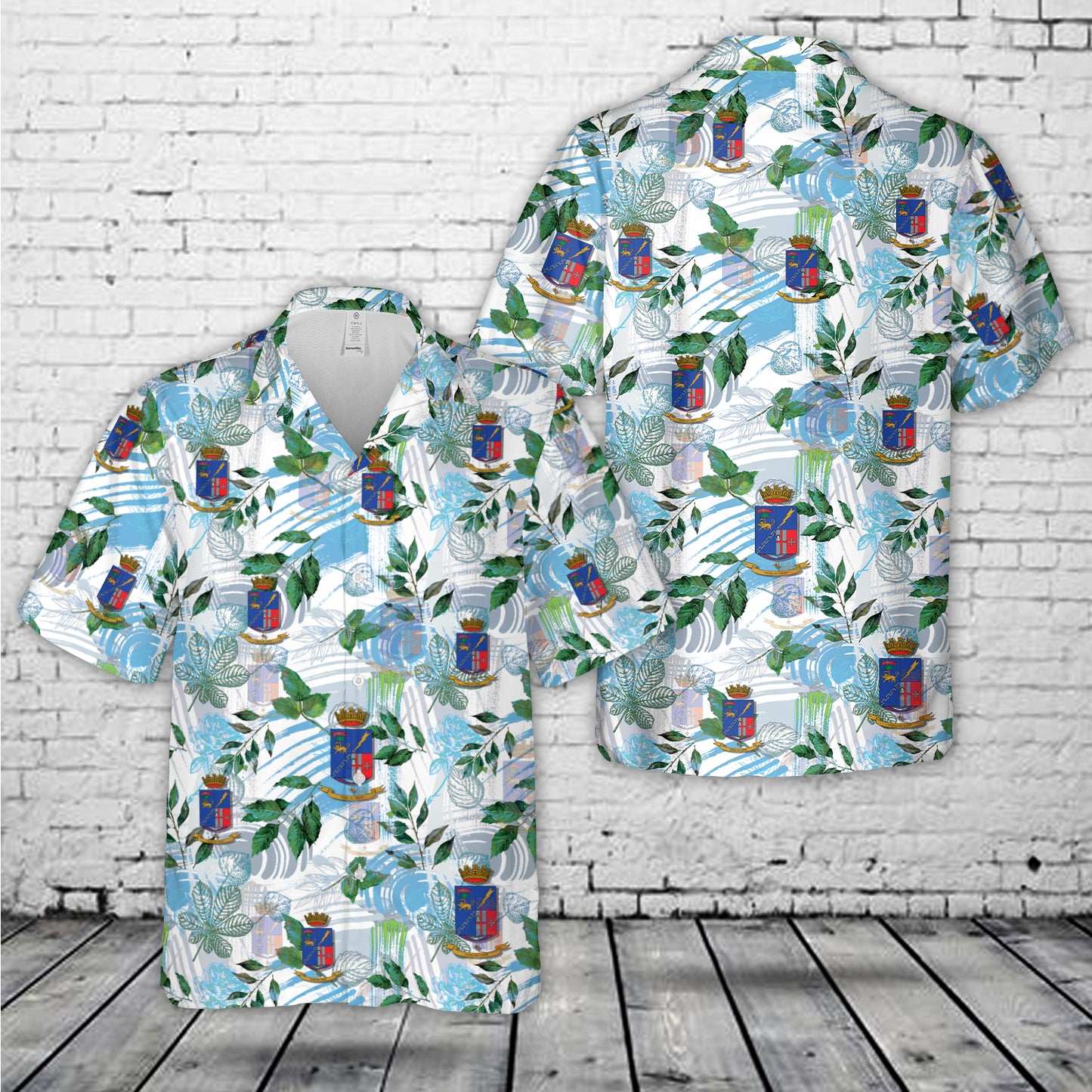 Italian Army Special Forces 185th Paratroopers Reconnaissance Target Acquisition Regiment "Folgore" Hawaiian Shirt