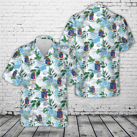 Italian Army Special Forces 185th Paratroopers Reconnaissance Target Acquisition Regiment "Folgore" Hawaiian Shirt