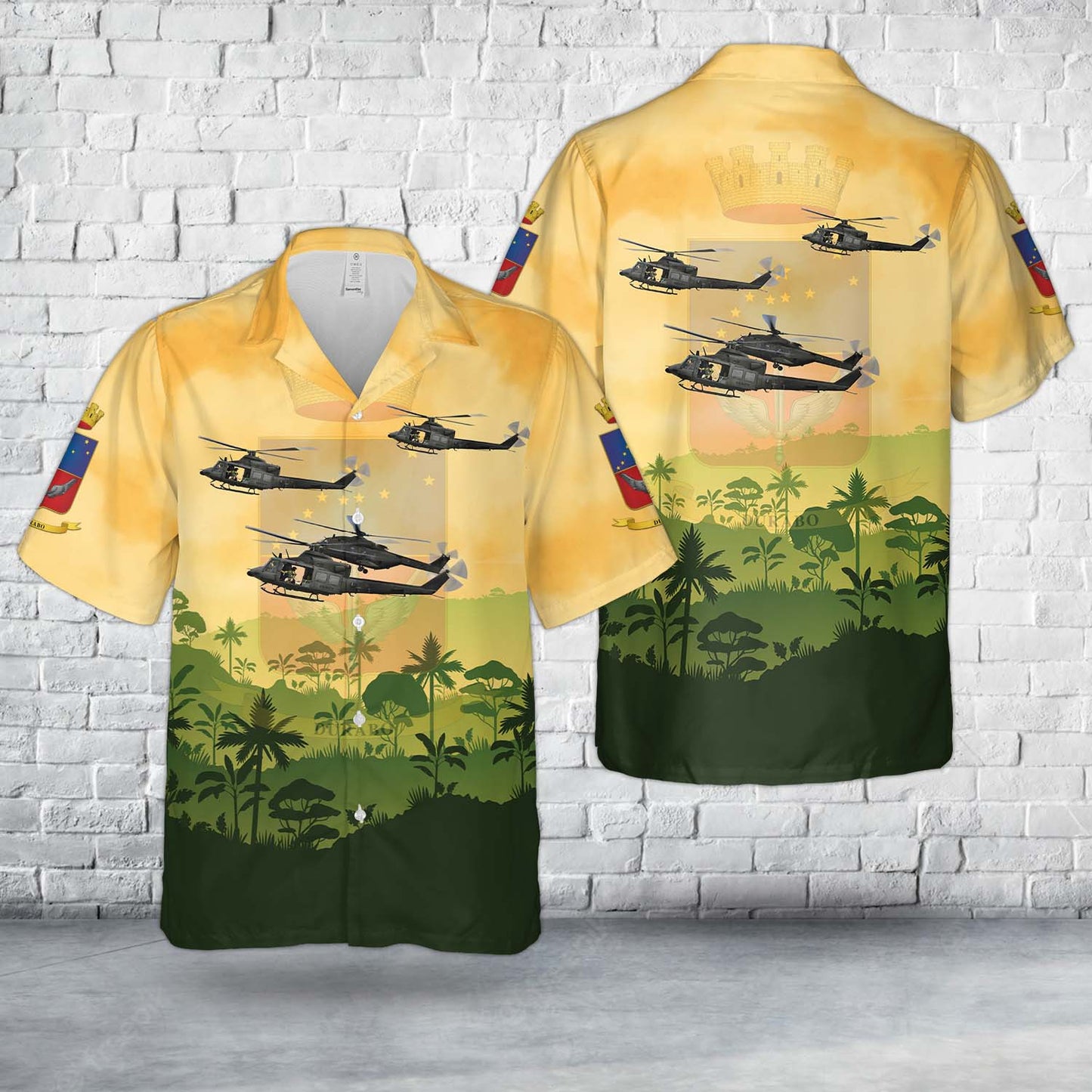 Italian Army, 3rd Special Operations Helicopter Regiment "Aldebaran" Hawaiian Shirt