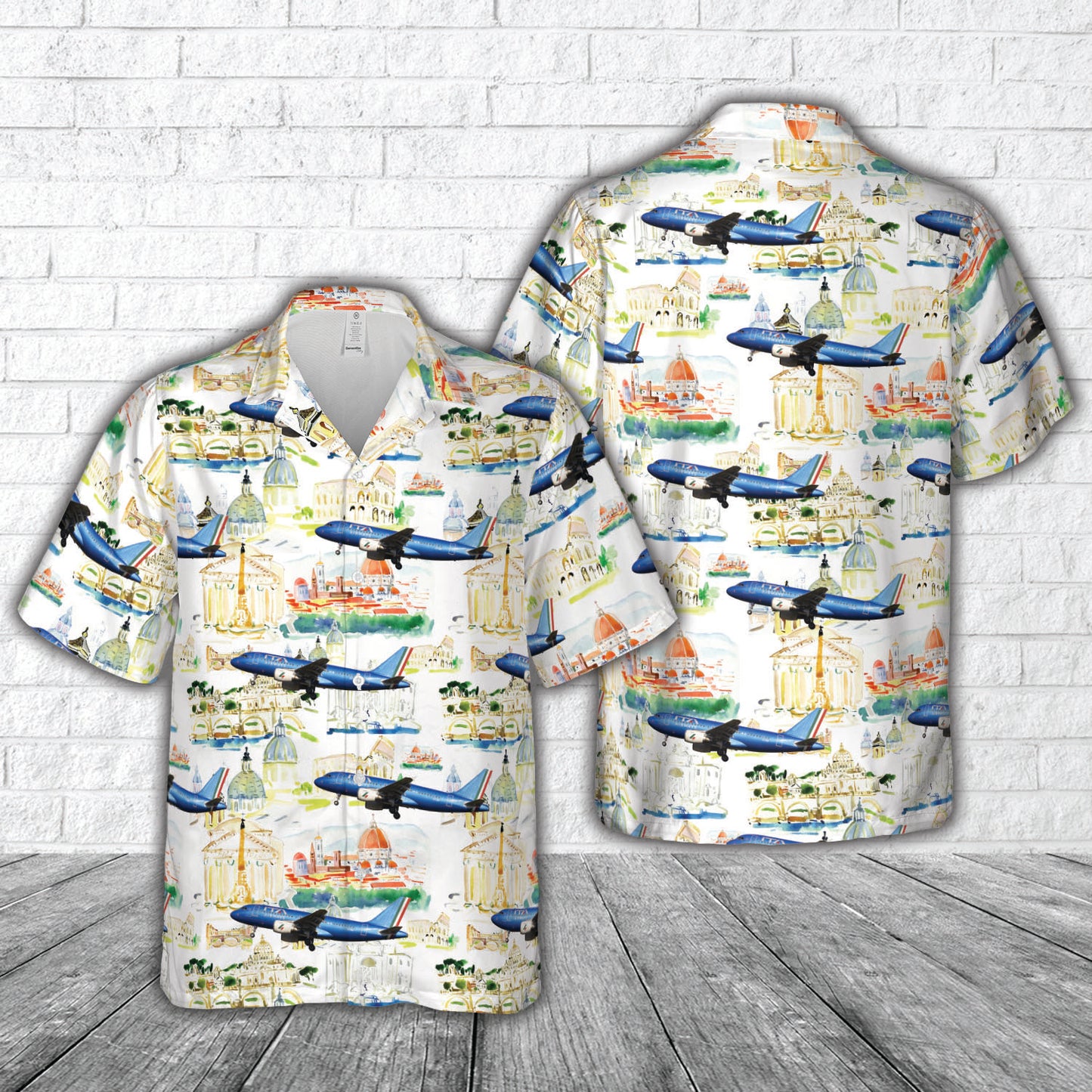 Italy ITA Airways Airbus A319-111 Hawaiian Shirt
