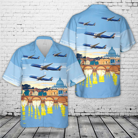 Italy ITA Airways Airbus A350-941 (EI-IFF) Hawaiian Shirt