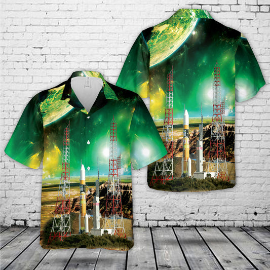 JAXA H-IIA rocket Hawaiian Shirt