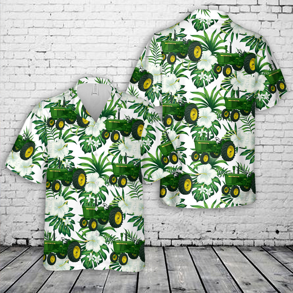 JD 4020 Tractor Hawaiian Shirt