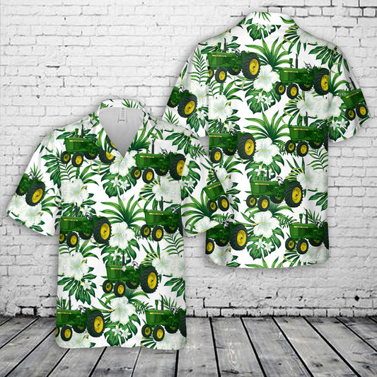 JD 4020 Tractor Hawaiian Shirt
