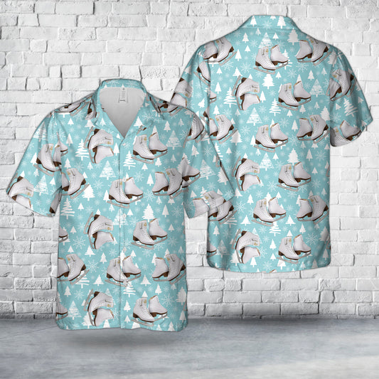 Jackson Ultima Women's Artiste Figure Skates Christmas Hawaiian Shirt