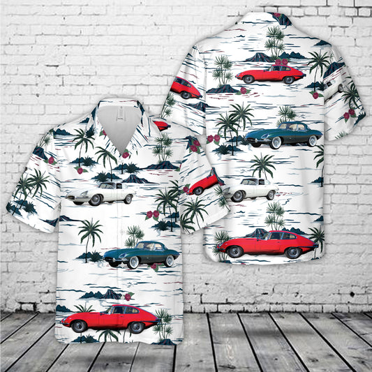 Jaguar e-Type Coupe 1961 Hawaiian Shirt
