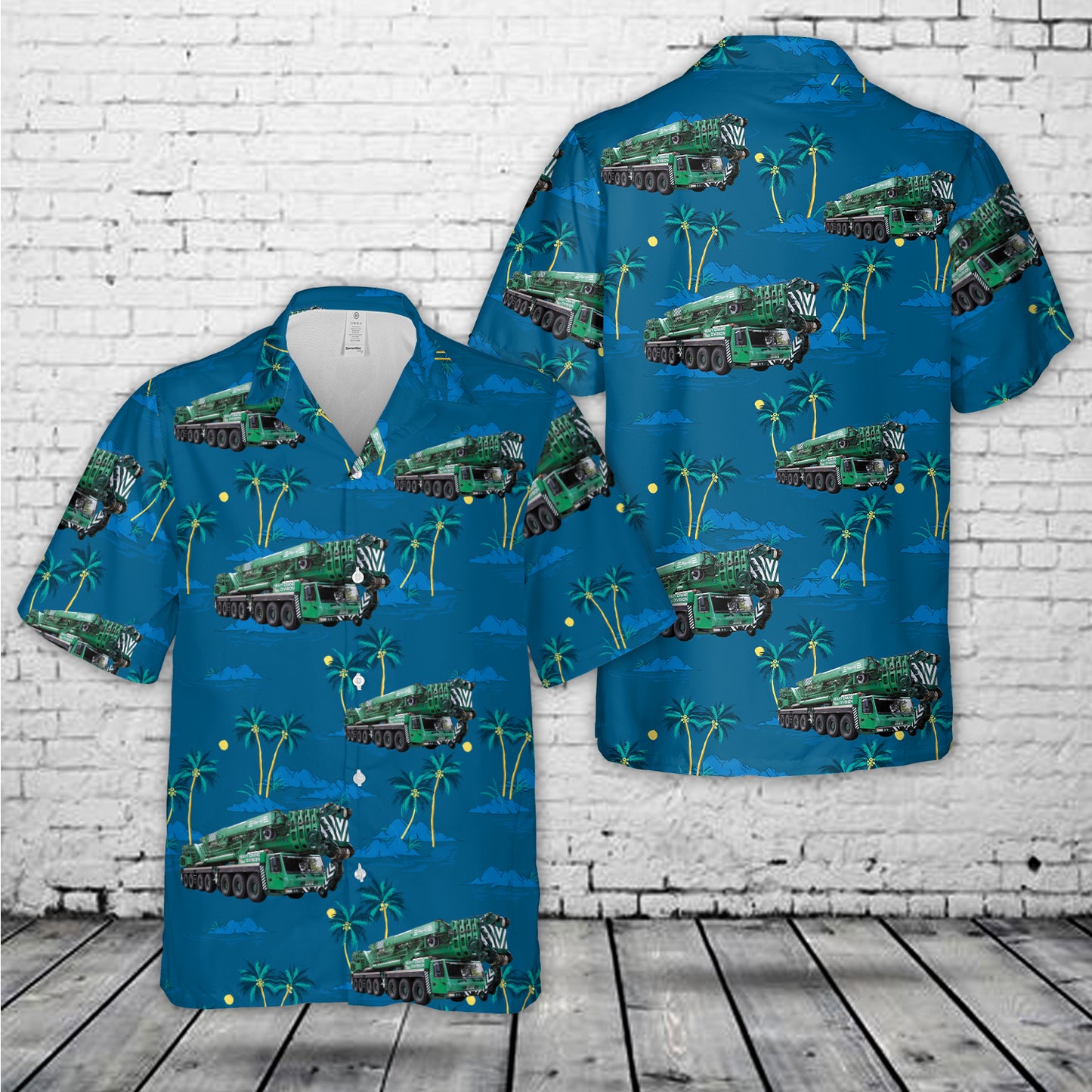 James Jack Grove GMK 7550 mobile crane Hawaiian Shirt