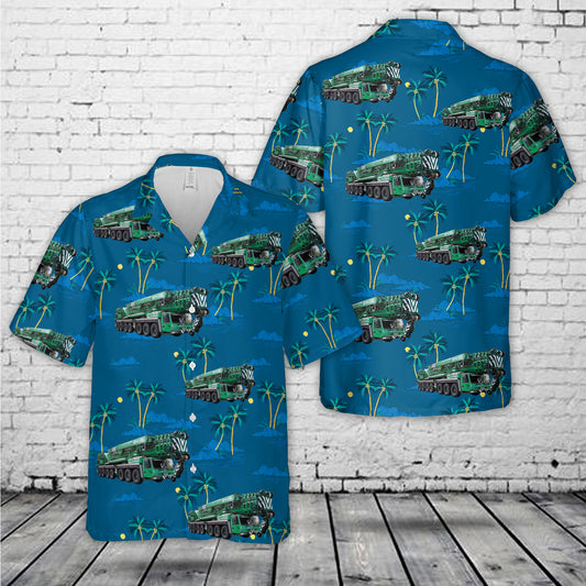 James Jack Grove GMK 7550 mobile crane Hawaiian Shirt