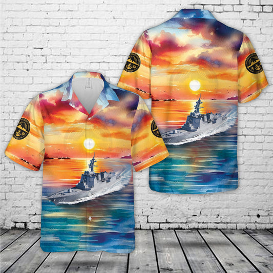 Japan Maritime Self-Defense Force (JMSDF) JS Maya (DDG-179) Hawaiian Shirt