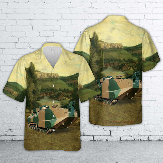Japanese Marines Assault Amphibious Vehicle (AAV) AAVR-7A1 Hawaiian Shirt