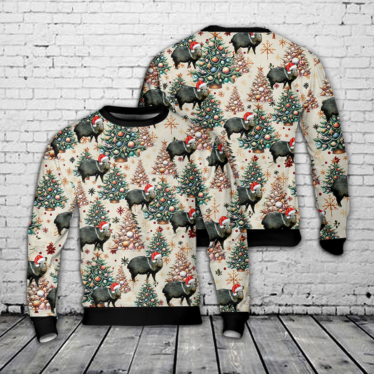 Javelina Christmas AOP Sweater