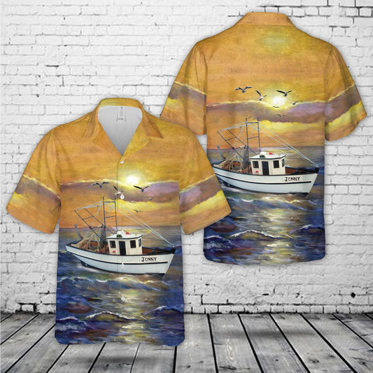 Jenny Shrimp Boat Hawaiian Shirt