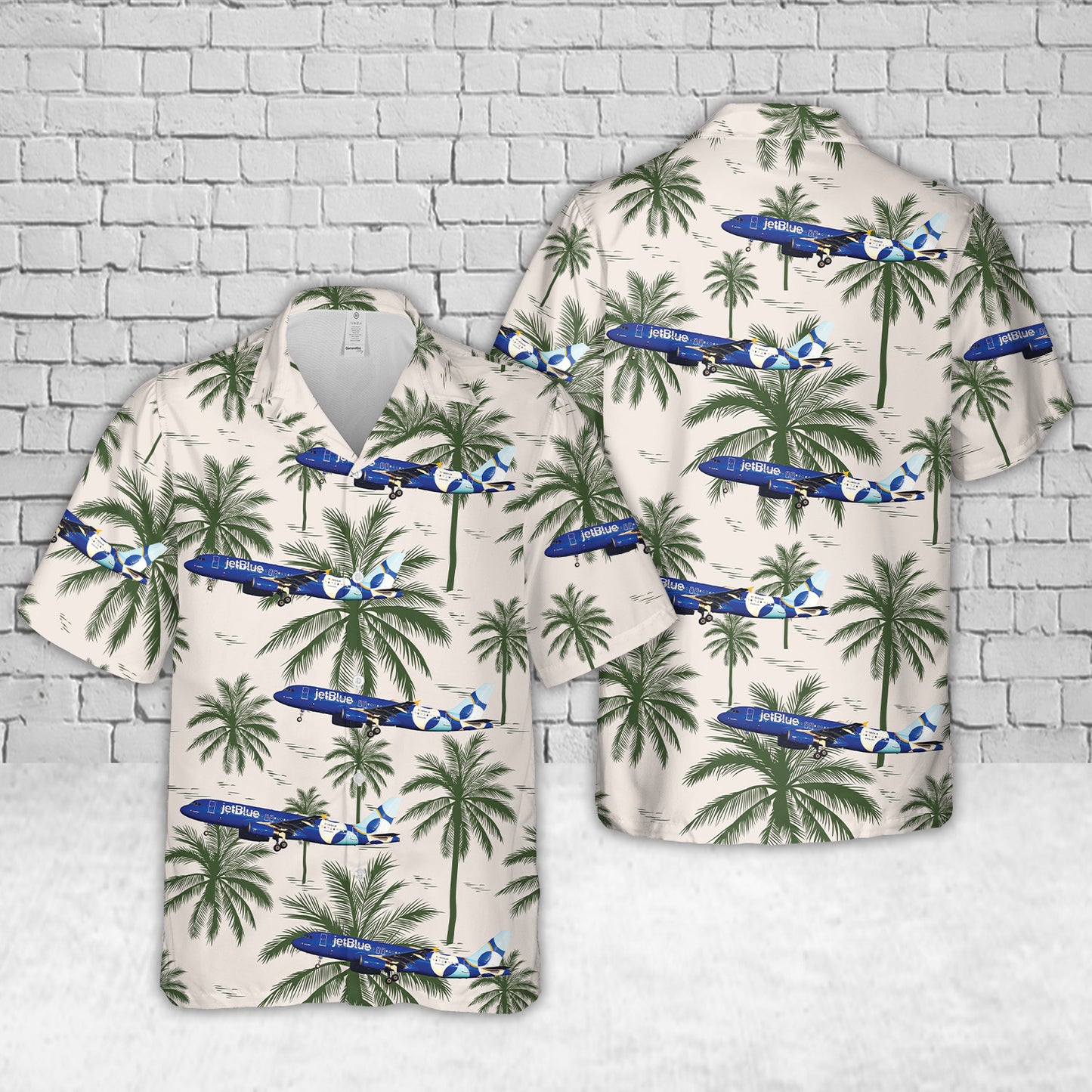 Jetblue Airways Airbus A320-232 N554JB Redesigned Spotlight Livery Hawaiian Shirt