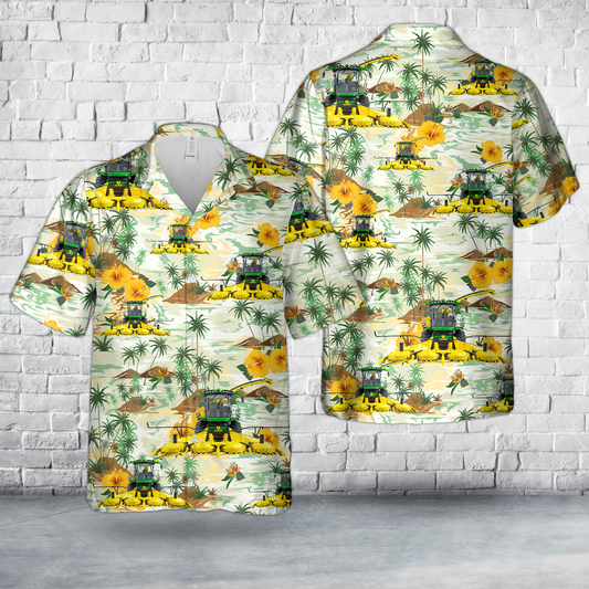 JD 8300 Self-Propelled Forage Harvester Hawaiian Shirt