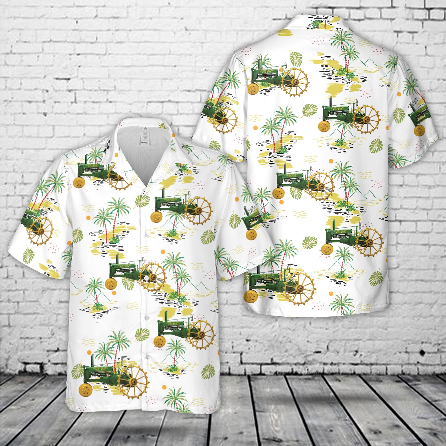 John Deere B (1935-1938) Tractor Hawaiian Shirt