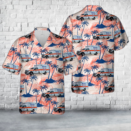 Johnson City, Tennessee, Washington County / Johnson City EMS Hawaiian Shirt