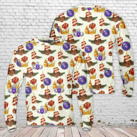 Joint Communications Support Element (Airborne) (JCSE) Christmas AOP Sweater