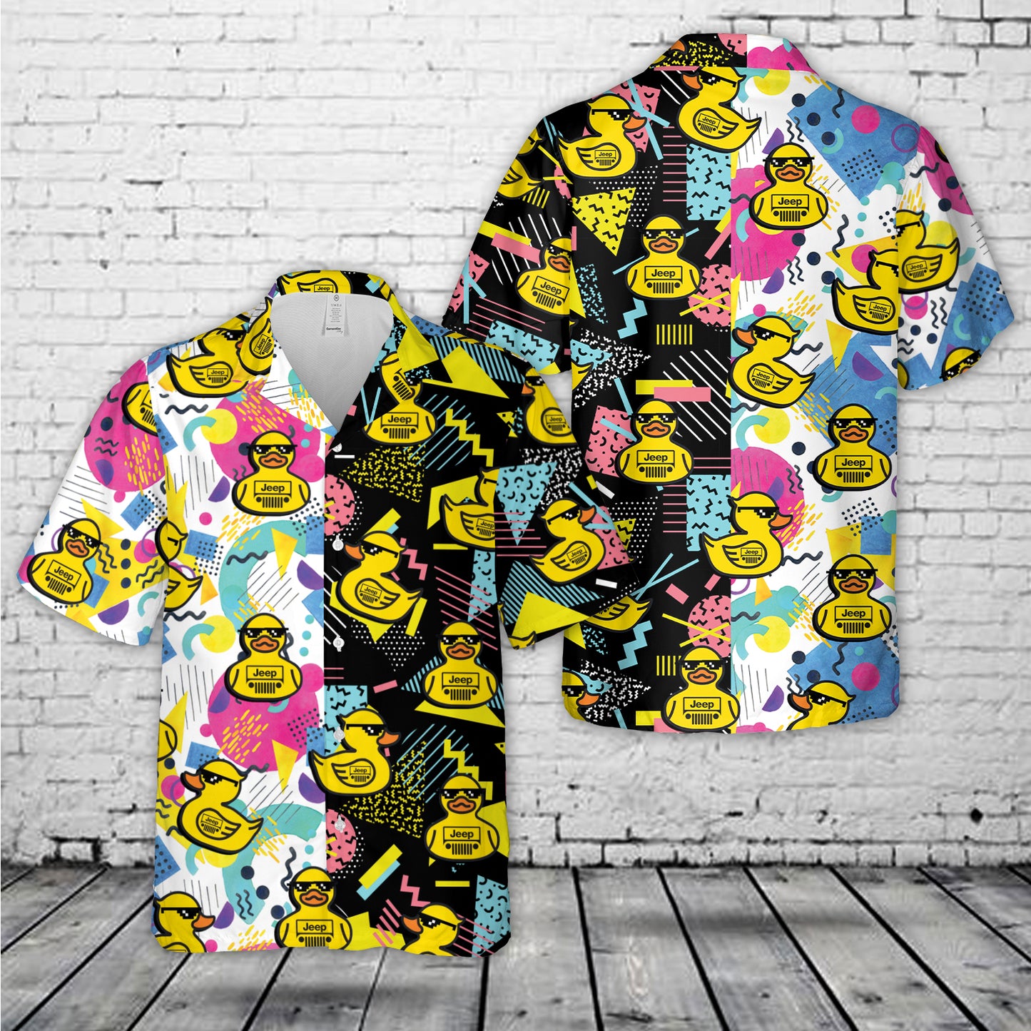 Jp Duck Retro Hawaiian Shirt