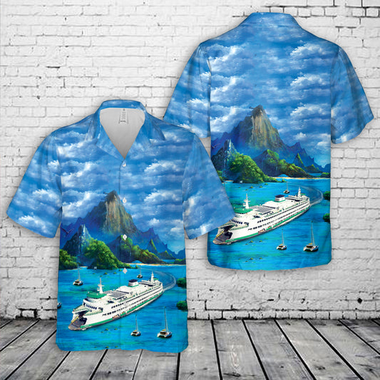 Jumbo Mark II class ferry MV Wenatchee Hawaiian Shirt