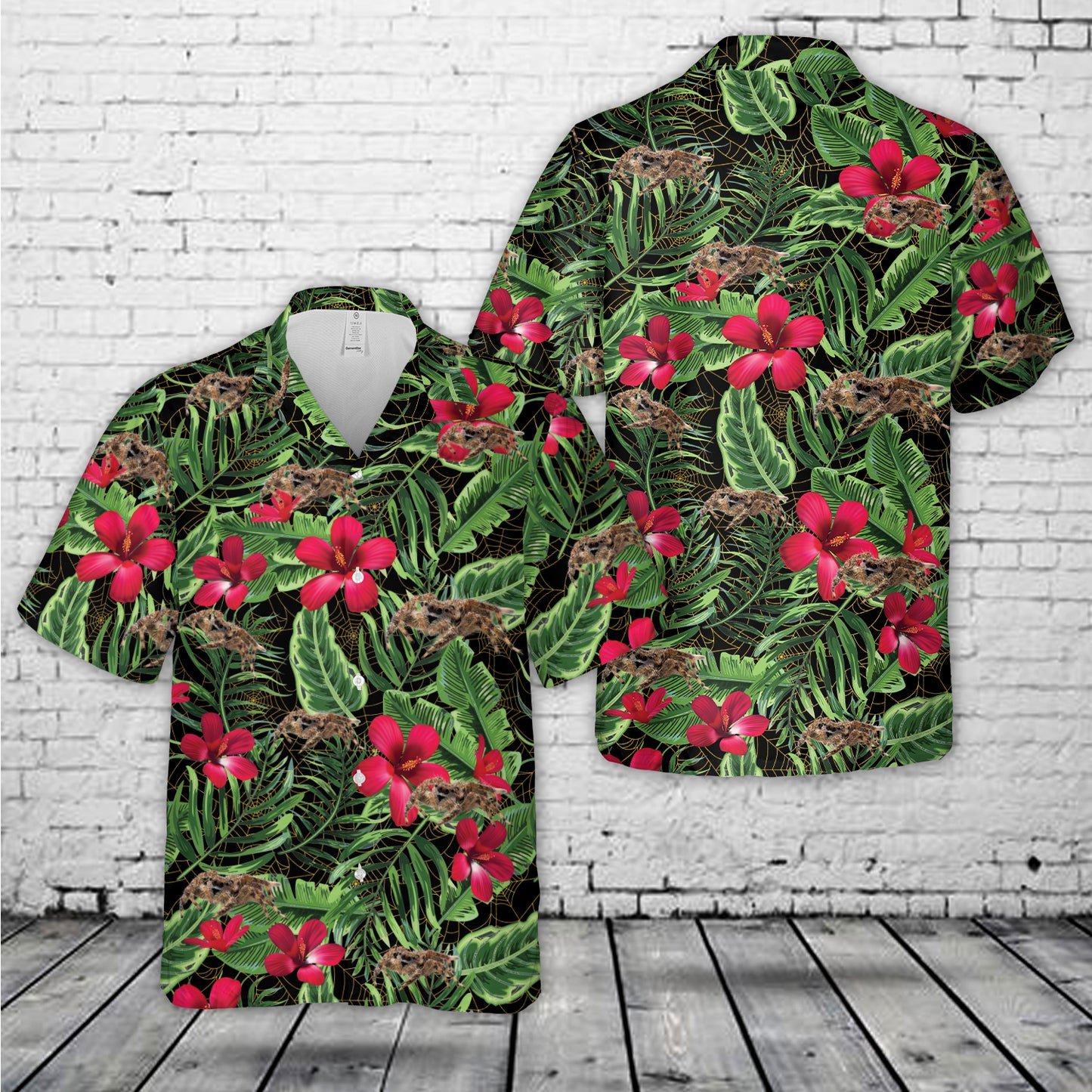 Jumping Spider Tropical Hawaiian Shirt