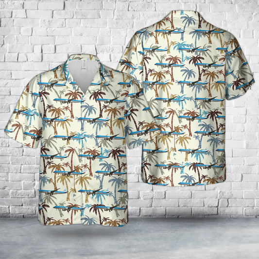 KLM Cityhopper Embraer E195-E2 (ERJ 190-400 STD) Hawaiian Shirt 2