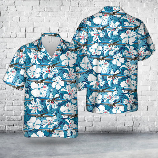 KLM Cityhopper Embraer E195-E2 (ERJ 190-400 STD) Hawaiian Shirt