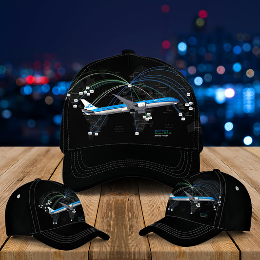 KLM Royal Dutch Airlines Boeing 787-10 Dreamliner Baseball Cap