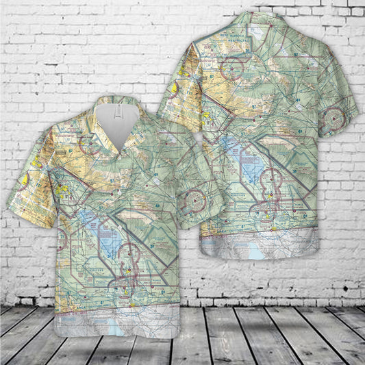 KNJK vfr sectional Hawaiian Shirt