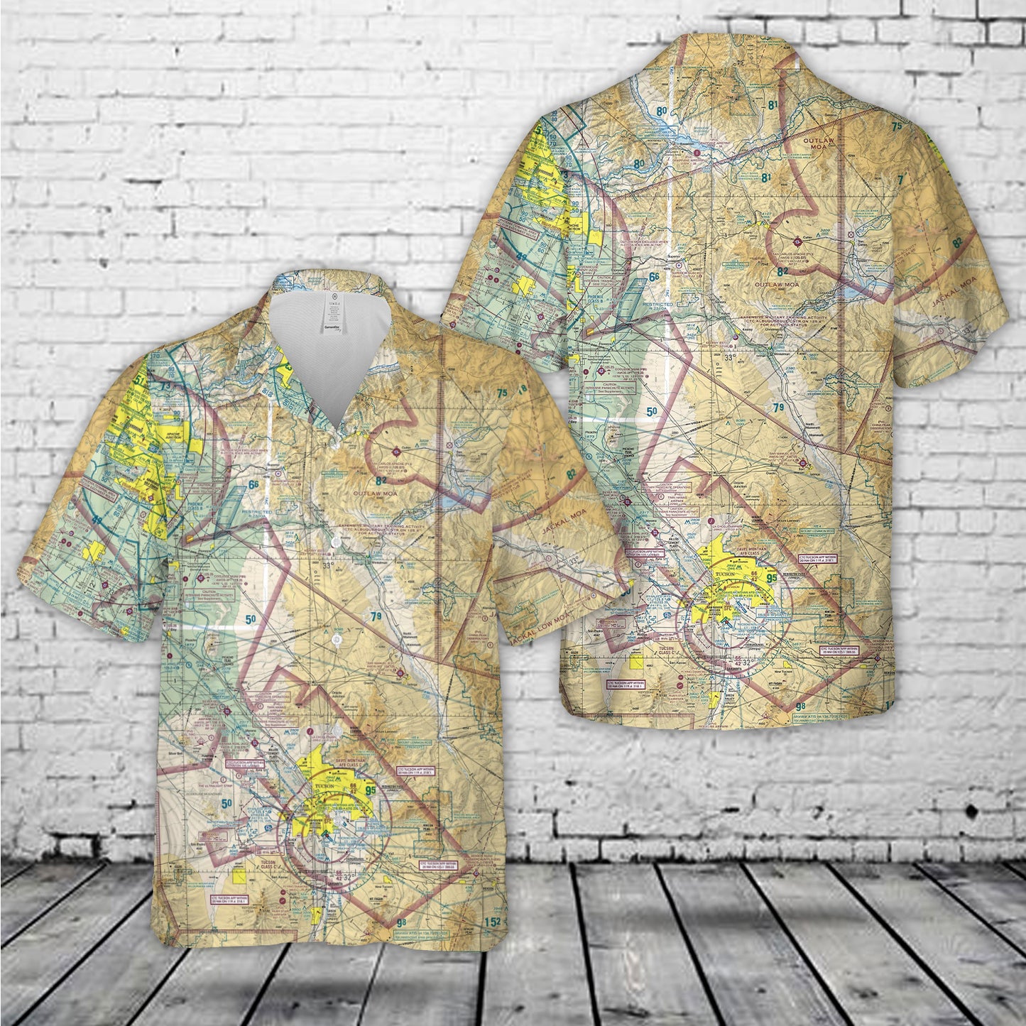 KTUS vfr sectional Hawaiian Shirt