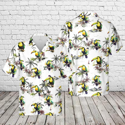 Keel-billed Toucan Hawaiian Shirt