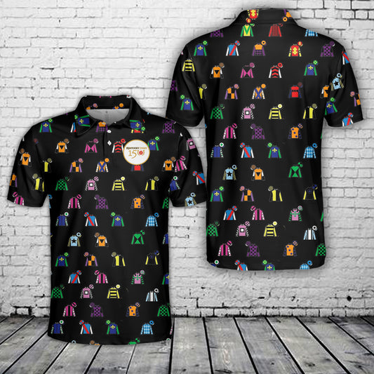 Kentucky Derby 150 Jockey Silks Polo Shirt