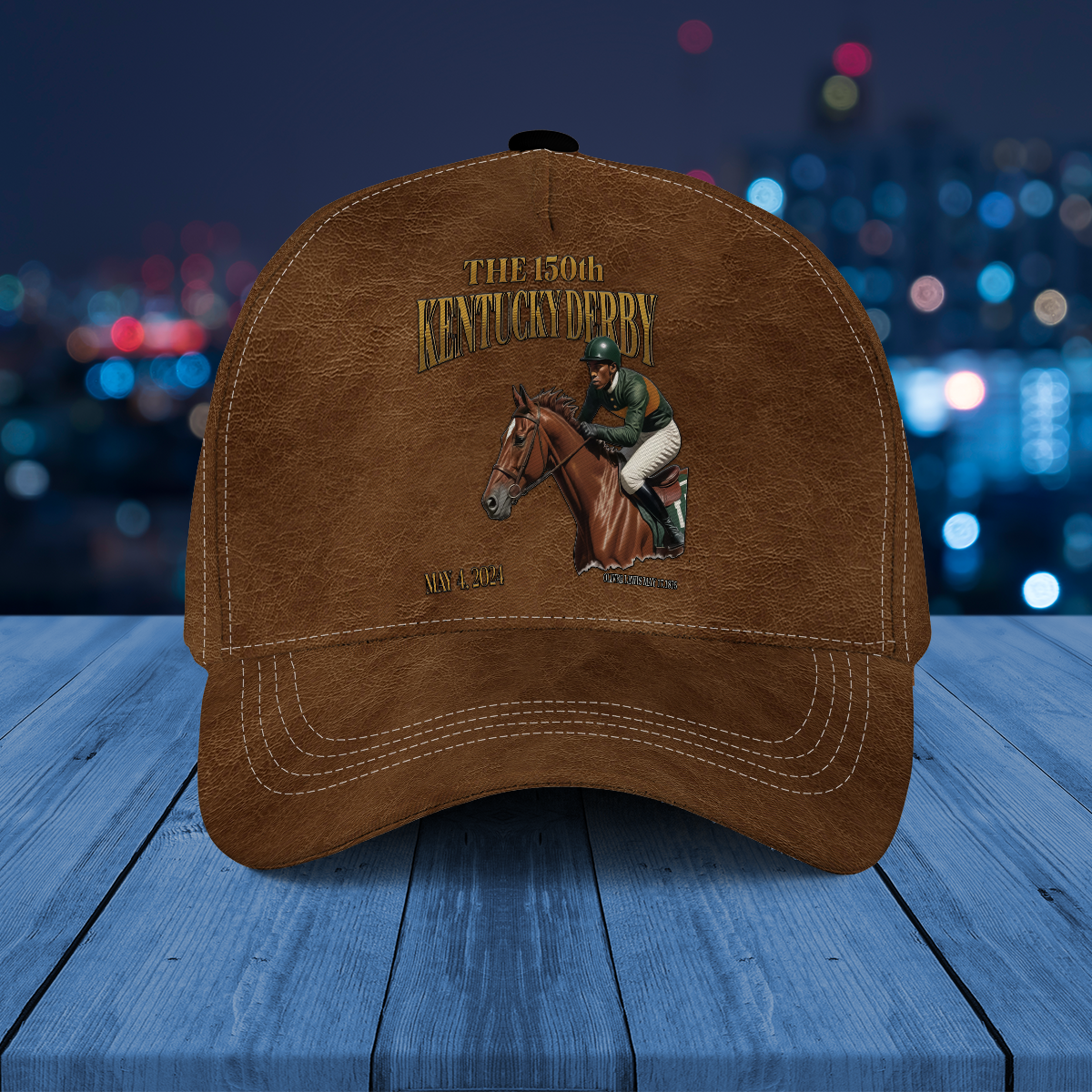 Kentucky Derby 150th Anniversary Baseball Cap