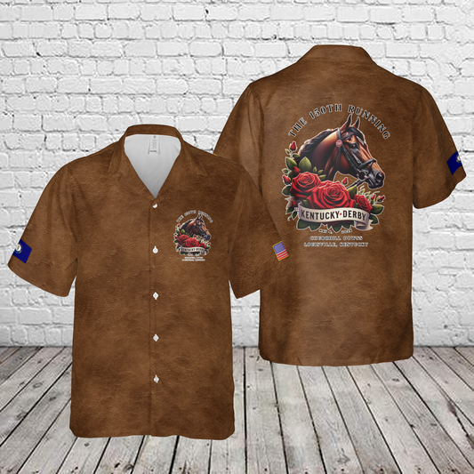 Kentucky Derby 150th Anniversary Hawaiian Shirt