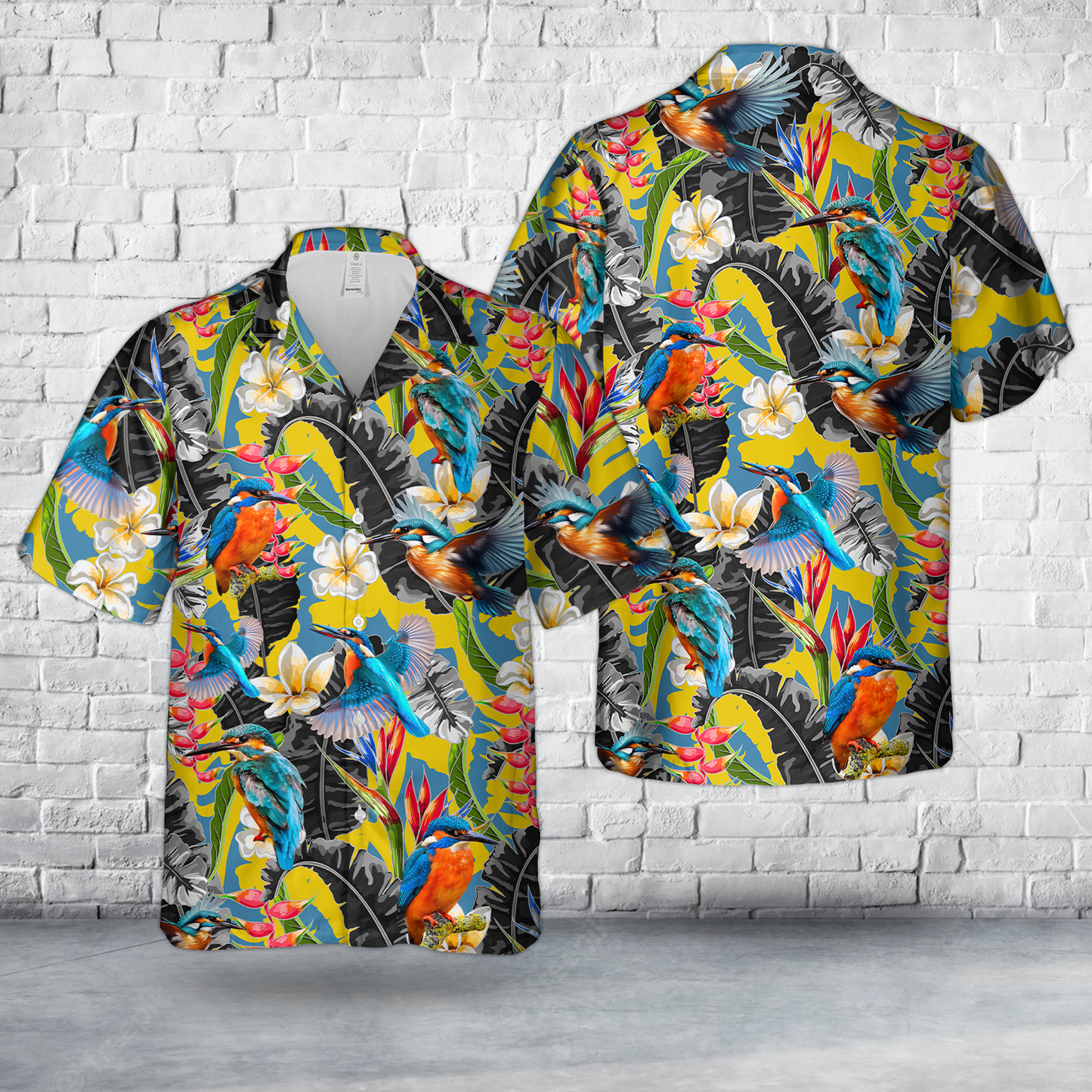 Kingfisher Bird Hawaiian Shirt DLHH0410PT04