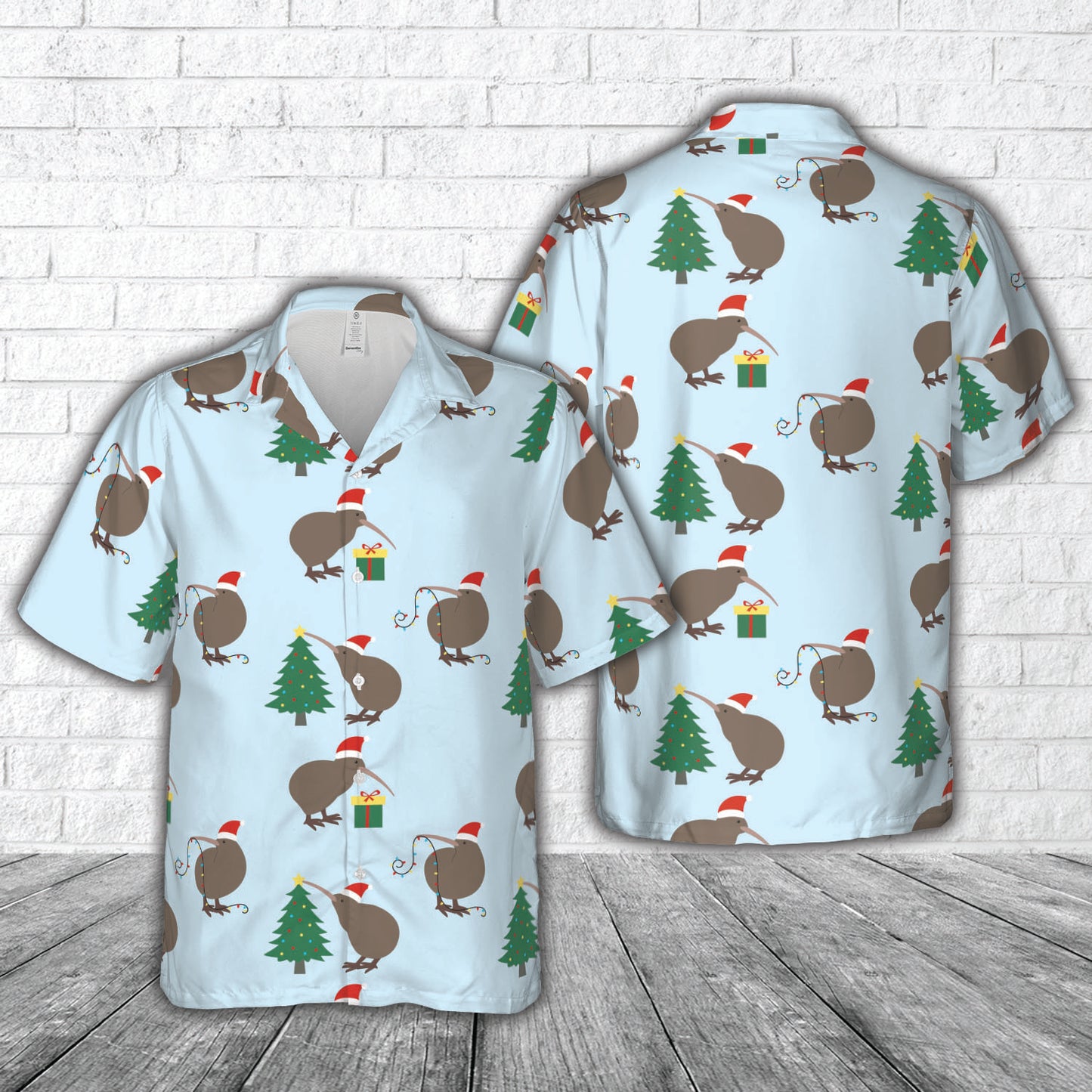 Kiwi bird Christmas Hawaiian Shirt