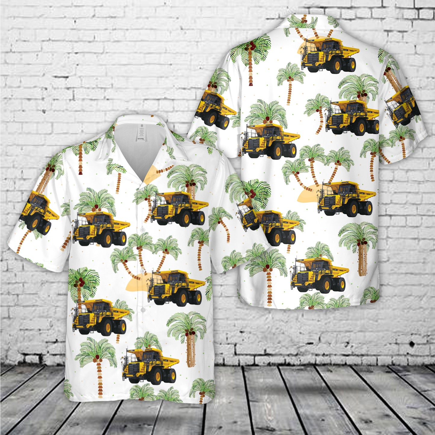 Komatsu 960E-1 Mining Dump Truck Hawaiian Shirt