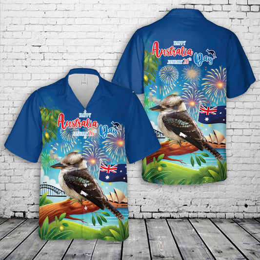 Kookaburra, Australia Day Hawaiian Shirt