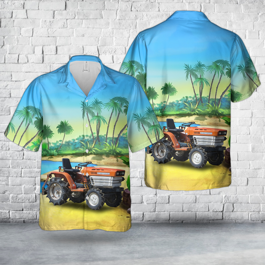 Kubota B1400 Beach Tractor Hawaiian Shirt