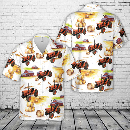 Kubota B8200 4WD Compact Tractor Hawaiian Shirt