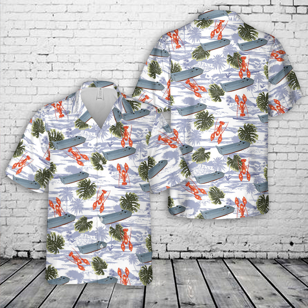 LCVP Higgins Boat World War II landing craft Hawaiian Shirt